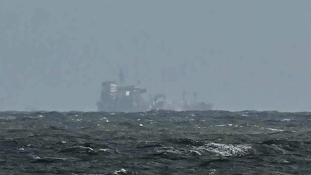 Choque entre dos barcos en el mar del norte